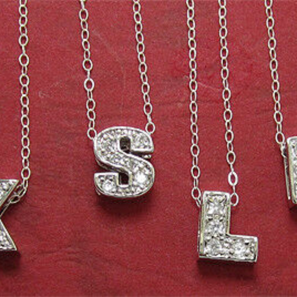 NWT letter 925 sterling silver initial charm - Picture 2 of 3